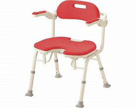 安寿アロン化成 楽おり 折りたたみシャワーベンチ IU(座面U型) 536-332 536-330 536-336|折りたたみ シャワーチェアー 介護用品 バス...