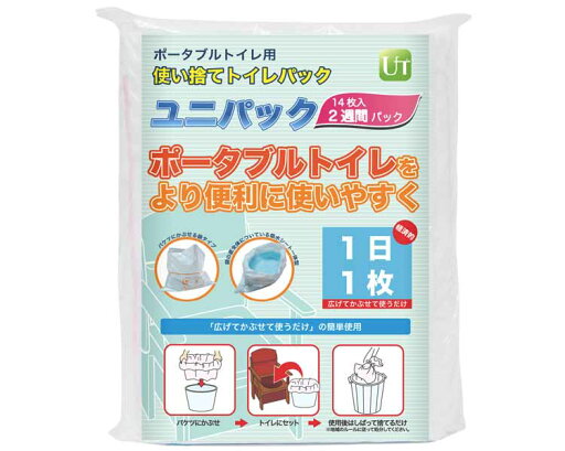 汚物処理袋 ユニパック 2週間パック 14枚入×8個セット UK002 ユニトレンド │ 介護用品 非常用 トイレ掃除 汚物処理 便利グッズ アイディア用品 トイレ用品 排泄関連 高齢者 在宅介護 病院 デイサービス 老人ホーム 福祉施設 便利 お手軽 簡単 吸水シート 汚物処理袋 ユニパック 2週間パック 14枚入×8個セット UK002 ユニトレンド │ 介護用品 非常用 トイレ掃除 汚物処理 便利グッズ アイディア用品 トイレ用品 排泄関連 高齢者 在宅介護 病院 デイサービス 老人ホーム 福祉施設 便利 お手軽 簡単 吸水シート