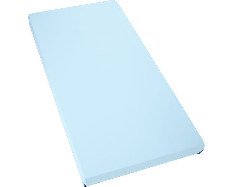 防水シーツ 介護 尿もれ おもらし ブルー防水シーツ スムースボックスタイプ(幅100×長さ195×マチ22cm) 亀屋 │ 防水 シーツ 寝具 全周ゴム入り ...