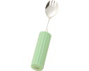 オールステンレスハンドル・シリコンスポンジ付 N-6/SS-28 スプーン・フォーク兼用小 フセ企画 │ 介護 食器 スポーク スプーン フォーク 食事 援助 サポート 介護用品 食事サポート