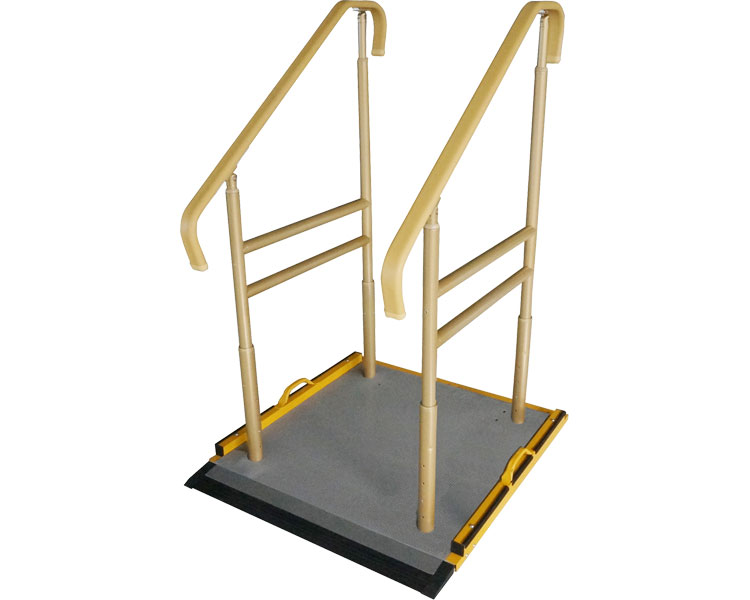 シコク ベストサポート手すり 微笑の秋桜 大 633-022 2本タイプ ｜屋外 玄関 介護 昇降 転倒防止 介護..