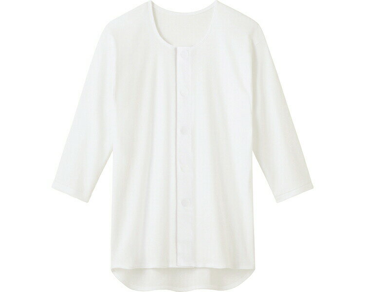 メンズ インナーシャツ 7分袖ワンタッチシャツ 紳士用 HWC119 グンゼ │ GUNZE 七分袖 介護 メンズ 紳士..