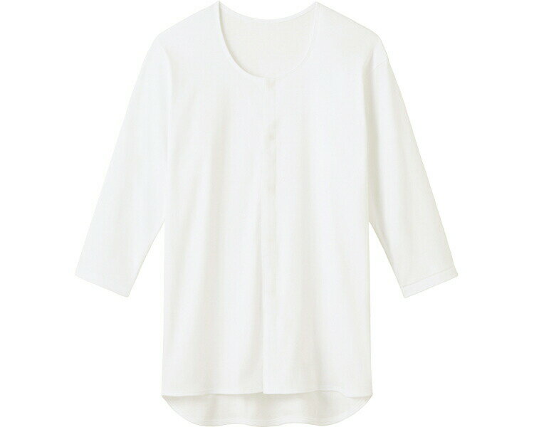 メンズ インナーシャツ 7分袖クリップシャツ 紳士用 HWC118 グンゼ │ 介護インナー 愛情らくらく 着替..