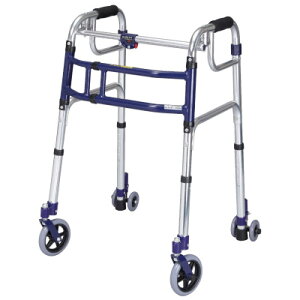 スライドフィット （Hタイプ：H-0195C） 5インチキャスター 室内・屋外兼用 ユーバ産業 （ 四輪歩行器 介護用品 歩行器 介護 高齢者 歩行器 シルバー 高齢者 老人 お年寄り リハビリ 器具 ）