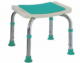 シャワーチェアー楽湯ミニ　背無 7241 島製作所 シャワーチェア 介護 風呂 椅子 介護椅子 高齢者 入浴 介助 補助 いす お風呂 入浴 グッズ 風呂椅子 シャワー椅子 お年寄り 在宅介護のサムネイル