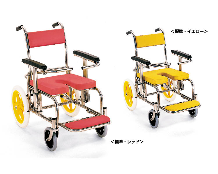 入浴・シャワー用車いす　KS2（クリありシート）カワムラサイクル お風呂用 入浴用 車椅子 お風呂 入浴 車いす 入浴用シャワーキャリー 簡易 シャワーチェア シャワーいす