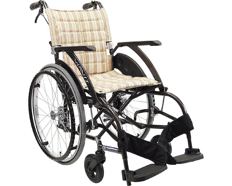 車椅子 軽量 アルミ自走式車いす　WAVit（ウェイビット）WA22-40・42A　エアタイヤ仕様 カワムラサイクル 車椅子 車いす 車イス 折りたたみ 高齢者 お年寄り 介護 介助 在宅介護