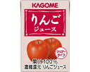 ・100mLの飲みきりサイズで、手軽にお楽しみいただけます。 ・★POINT1★　食事のお供に。おやつに。ちょうどいい飲みきりサイズです。 ・★POINT2★　個別の紙パック包装だから、こぼれにくく衛生的です。 ・★POINT3★　こまめな水分補給にピッタリです。 ・果汁100％。フルーティーな香りとすっきりとした味わいのクリアータイプのりんごジュースです。 ・どなたでも飲みやすい曲がるストローを個別に貼付しています。 ・常温保存可能です。必要な分だけ冷やしてご使用いただけます。 ●原材料／りんご、香料 ●栄養成分／（1本当たり）エネルギー45kcal、たんぱく質0.1g、脂質0.0g、炭水化物11.1g、食物繊維0.1g、ナトリウム1〜3mg、カリウム115mg、ビタミンB1 0.0mg、ビタミンB2 0.0mg、ビタミンC0.0mg ●アレルギー／りんご ●賞味期限／4ヶ月（開封前） 【カゴメ]