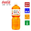 【クーポン利用で150円OFF】【コカ・コーラ社直送】【送料無料】【ケース販売】からだ巡茶 ペコらくボトル2L PET 1ケース(6本)【4902102112161】(4)