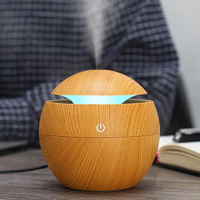 乐天商城 - 加湿器 卓上加湿器 小型 保湿 乾燥 7色ライト 静音 抗菌 省エネ 軽量 おしゃれ