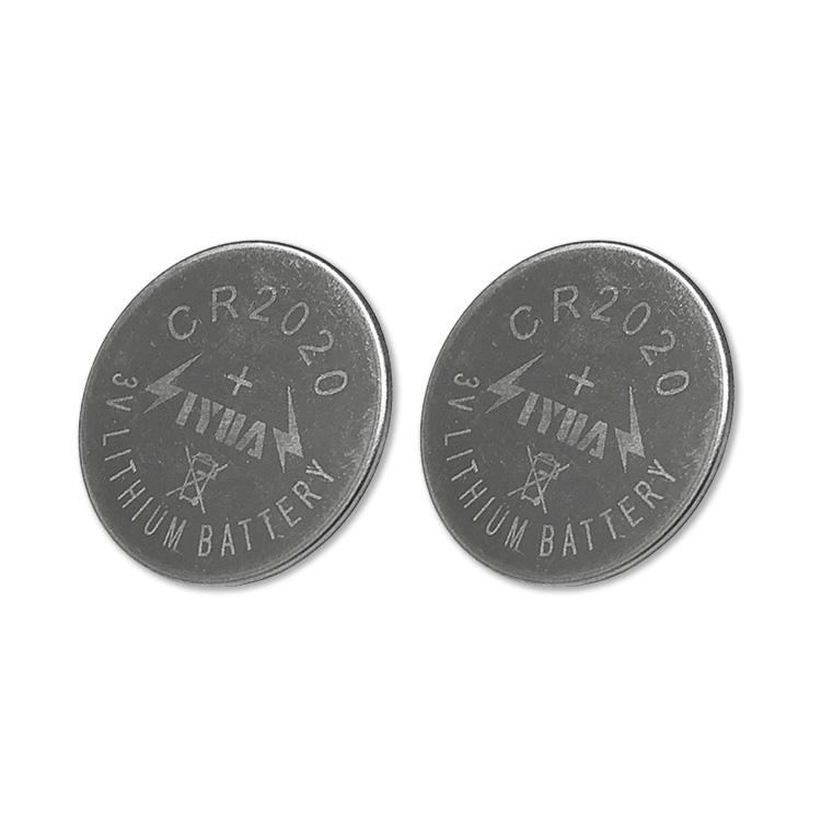 【ブラックフライデー期間中ポイント5倍!】CR2020 3V コイン型リチウム電池2個セット 135mAh 厚さ2mm 電子メモパッド等の電池交換用に LP-C...