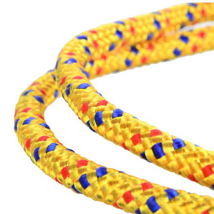 アウトドア用多目的ロープ 5m イエロー 太さ8mm 高強度ナイロンロープ 対荷重600kg キャンプ 防災 脱出 LP-AT6723 送料無料通販格安セール情報 楽天 通販