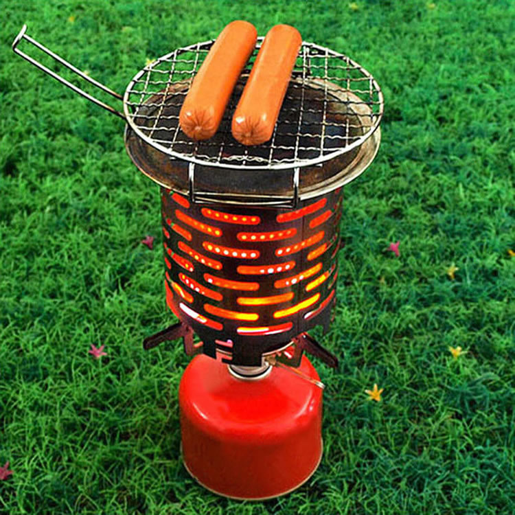 ヒーターアタッチメント 薪ストーブ ガスバーナー用カバー アウトドア 暖房 キャンプ クッキング ステンレス製 耐熱性 耐久 ハンドル付き LP-CAMLE147 送料無料通販格安セール情報 楽天 通販