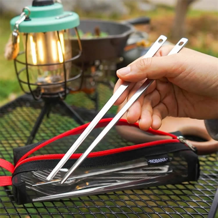 スプーン・フォーク・箸の3点セット 専用ポーチ付き 食器 ステンレス製 錆びにくい 耐久性 登山 BBQなどに LP-HAS03S 送料無料通販格安セール情報　楽天　通販