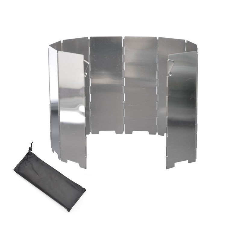 大型アルミ製 防風板 キャンプ 収納袋付き 軽量 ウインドスクリーン 折り畳み式 耐摩耗性 耐久性 10枚タイプ 延長板 LP-HIKM8402 送料無料通販格安セール情報 楽天 通販