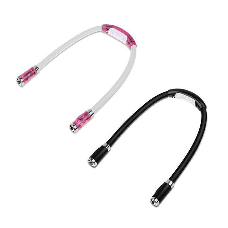 LEDネックライト ブックライト 調光・角度調整 フレキシブルアーム スポット・ワイド・パワーモード ハンズフリー 単4電池式 野外 LP-NECKLED02