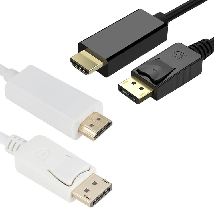DisplayPort to HDMI �Ѵ������֥� 1.8m DP��HDMI ���å� 1080p ���� ����Ʊ������ DisplayPort(����)���Ϣ�H...