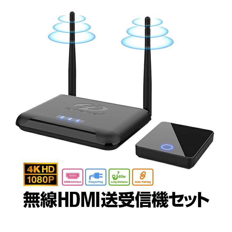 ̵HDMIå HDMI磻쥹žå ӥǥȥ󥹥ߥå ѥ߷ 4K HD/1080Pб 60Mž ưڥ HDMI磻쥹ƥ LP-VT813 ̵