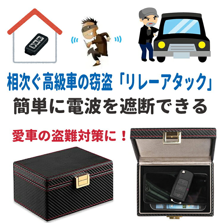 【7月11日 1.59までポイント5倍】リレーアタック防止セキュリティボックス カーキ...