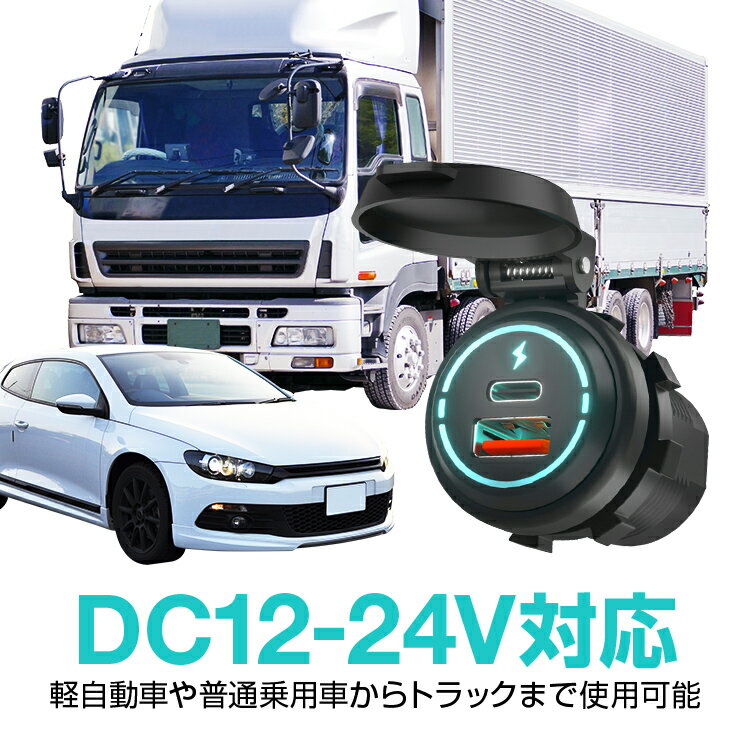 ����� �ֺ�USB�����å� �ǥ奢��USB�ݡ��� QC3.0��®���� Type-C/USB3.0 DC12-24V�б� �Х����ɿ奭��å� LP-WUPP1786A ����̵��