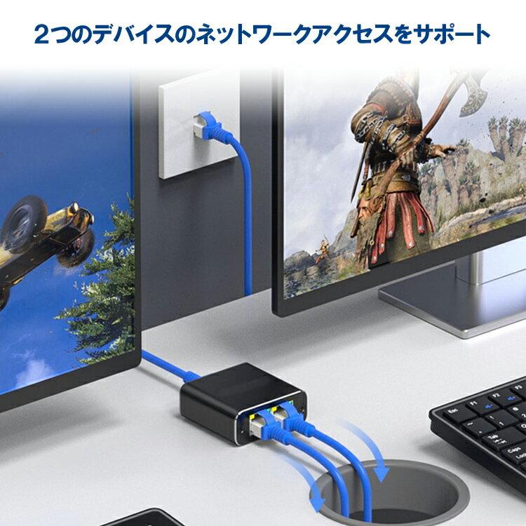 �ͥåȥ�����ץ�å��� 1000Mbps �������ͥåȥ��ץ�å��� RJ45 ʬ�۴� ��ѥ��ͥ��� 1����2���� 2��Ʊ����³��ǽ LP-LASP1000M ����̵��