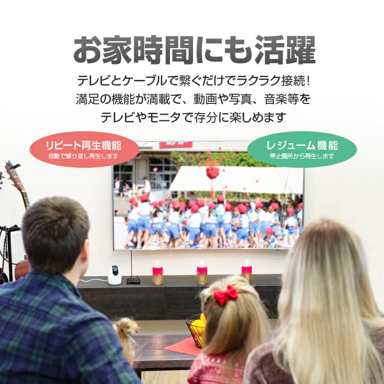 4K��ǥ����ץ쥤�䡼 ��⥳���� PPT/PDF�����б� �쥸�塼�ൡǽ ��ԡ��Ⱥ��� ����ɽ���� RAM 1GB ROM 8GB 4Kư�� BGM�����б� LP-MP0234K ����̵��