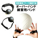 バレーオーバーハンド 練習用バンド バレーボール補助 トス練習用具 トレーニング ホールディング防止 簡単装着 面ファスナー LP-VOHD02S 送料無料