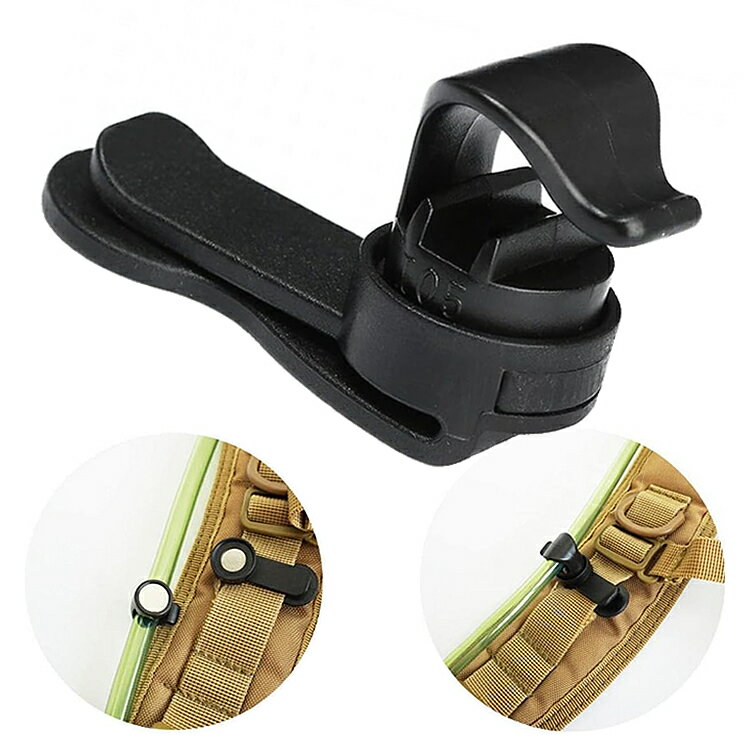 【ブラックフライデー期間中ポイント5倍！】ハイドレーション用マグネットクリップ チューブ固定 ホー..