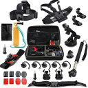 GoPro/SJCAM等 汎用アクセサリーホルダーセット 収納キャリー チェストストラップ Chest Strap for GoPro Hero 1 2 3 3 LP-gopro13set 送料無料