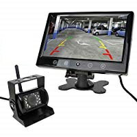 9インチモニター+無線バックカメラセット 12/24V両用 無線有線2チャンネル対応 トラック/バス/重機対応 9インチ LP-OMT90WLSET 送料無料