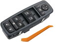 マスターパワーウィンドウスイッチ 2012-2016 Dodge Grand Caravan 2012-2016 Chrysler Town Country対応 運転席側コントロールスイッチ フロント左 OEM:68110872AA(グリーンライト)