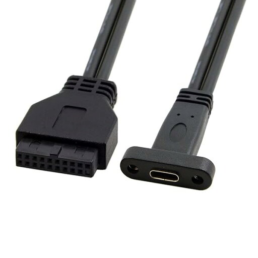 ケーブル USB 3.1 Type C USB-C メス - USB 3.0 マザーボード 19ピン 20ピン ヘッダーケーブル シングルポート ケーブル USB 3.1 Type C USB-C メス - USB 3.0 マザーボード 19ピン 20ピン ヘッダーケーブル シングルポート