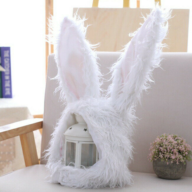 ウサギ ぬいぐるみ帽子 かわいい 兎 仮装 ヘッドギア帽子 おもちゃ 写真小道具 パーティーコスチューム..