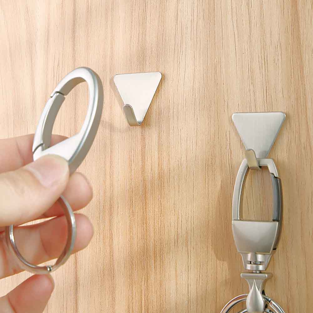 20個入れ レック ステンレス フック ミニ 粘着 テープ 粘着フック シールタイプ 壁掛け 穴あけ不要 耐..