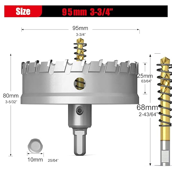 超硬ホールソー、ホールカッター、サークルカッター、切削ドリルビットは、木工や金属、ステンレス鋼、アルミなどの穴あけに最適なDIY用具です。特に、配管工事やホルソー、水道管、空調などの穴あけには欠かせません。この電動ドリルビットは、の穴あけ