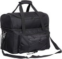 ◆楽天1位◆ ボウリングトートバッグ、ポリエステル繊維ボウリング必需品トート、パッド入りディバイダー付きショルダーストラップボウリングバッグ、ボール2個用のジッパー付きボウリングボールホルダー、