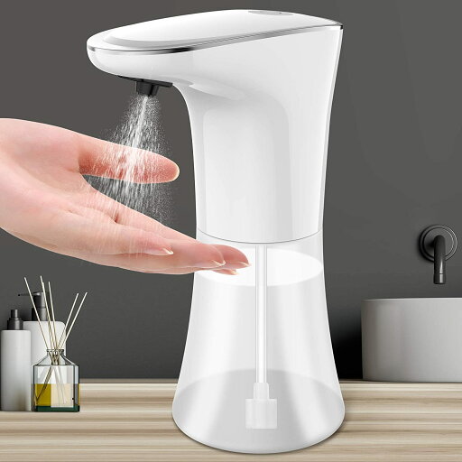 【充電式】アルコールディスペンサー アルコール自動噴霧器 アルコール消毒噴霧器 噴霧状 自動誘導 非接触式 噴出量2段階調整 350ml大容量 1200mAh IPX4防水 細菌抑制 ウイルス対策 感染予防 洗面所/キッチン/学校/病院など公共の場所に適 【充電式】アルコールディスペンサー アルコール自動噴霧器 アルコール消毒噴霧器 噴霧状 自動誘導 非接触式 噴出量2段階調整 350ml大容量 1200mAh IPX4防水 細菌抑制 ウイルス対策 感染予防 洗面所/キッチン/学校/病院など公共の場所に適