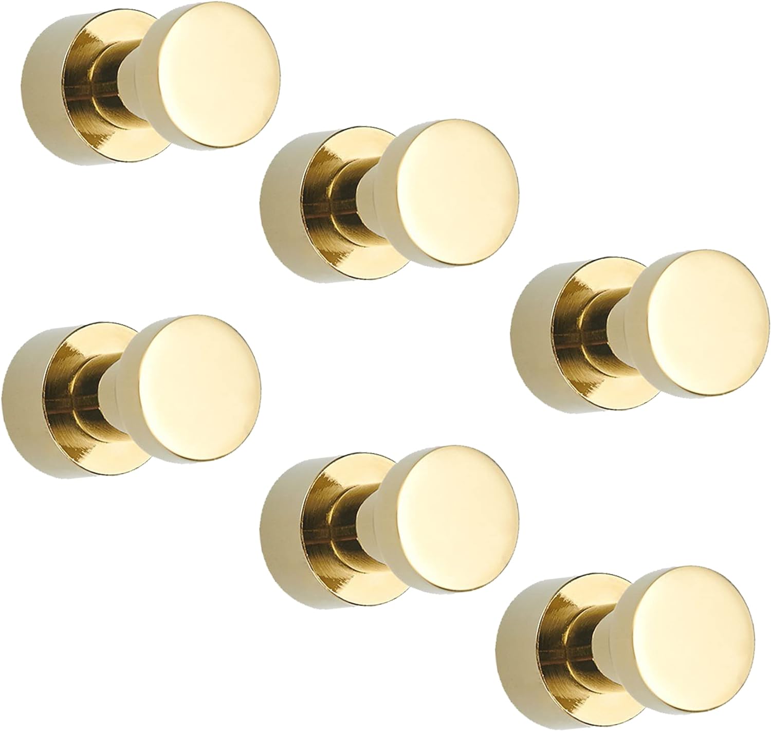 ウォールフック 収納用品 ネジ留めタイプ インテリア 6個セット(3)