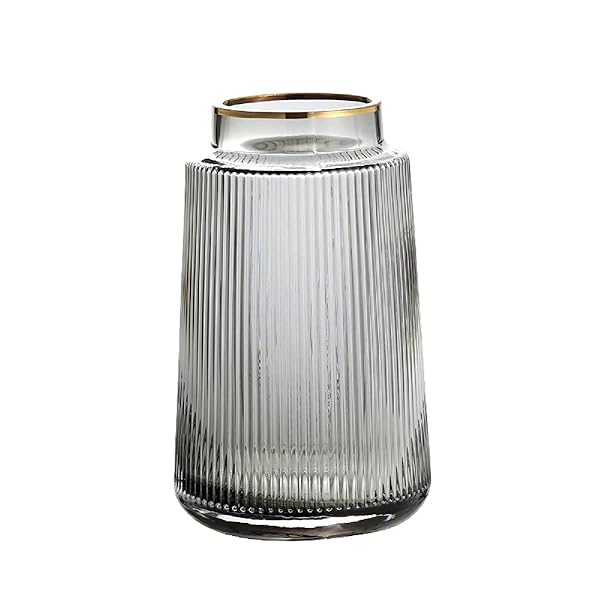 花瓶 ガラス 大 おしゃれ 透明 花器 フラワーベース 20cm大きな花瓶 ガラスベース ガラスボトル アレン..