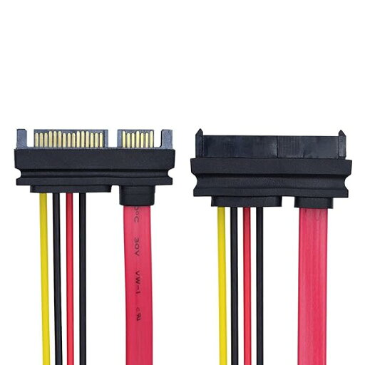 ケーブル SFF-8482 SAS 29ピン→SATA 22ピン ハードディスクドライブ RAID延長ケーブル 22ピンSATA電源ポート付き ケーブル SFF-8482 SAS 29ピン→SATA 22ピン ハードディスクドライブ RAID延長ケーブル 22ピンSATA電源ポート付き