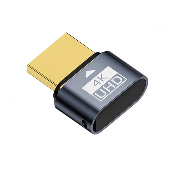 アダプター 仮想ディスプレイアダプター 4K HDMI 1.4 DDC EDID ダミープラグ ヘッドレス ゴースト ディ..