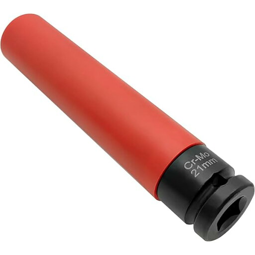 ZKTOOL 21mm 1/2" 超ロングドライブインパクトラグナッ 保護スリーブ付きトソケット インパクトレンチ 傷つかない薄口ソケット 薄肉ホイールプロテクター ZKTOOL 21mm 1/2" 超ロングドライブインパクトラグナッ 保護スリーブ付きトソケット インパクトレンチ 傷つかない薄口ソケット 薄肉ホイールプロテクター