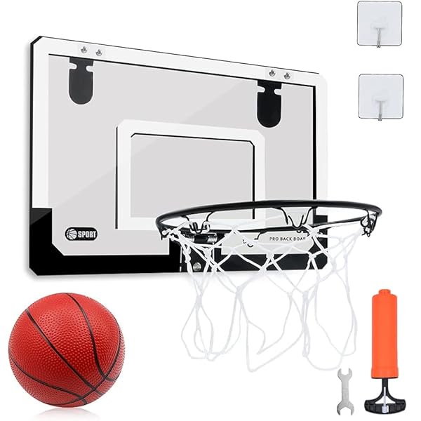 適格請求書発行可 バスケットゴール 子供用 家庭室内?屋外 壁取り付 ミニバスケットボード玩具 45*30 ..