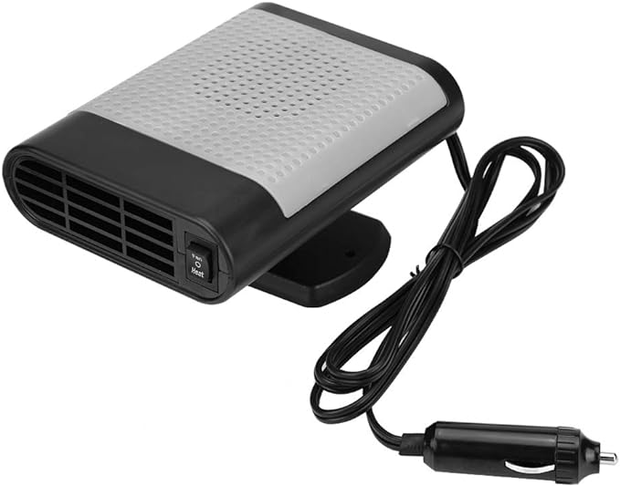 カーヒーター 12Vポータブルヒーター 150Wファンフロントガラスデフロスト デフォッガー インテリア ア..