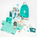 お医者さんごっこ 木製おもちゃ おままごとセット ミニドクターロールプレイ 歯医者ごっこ遊び 収納ボックス付 誕生日プレゼント 出産祝い 女の子 男の子 子供用...