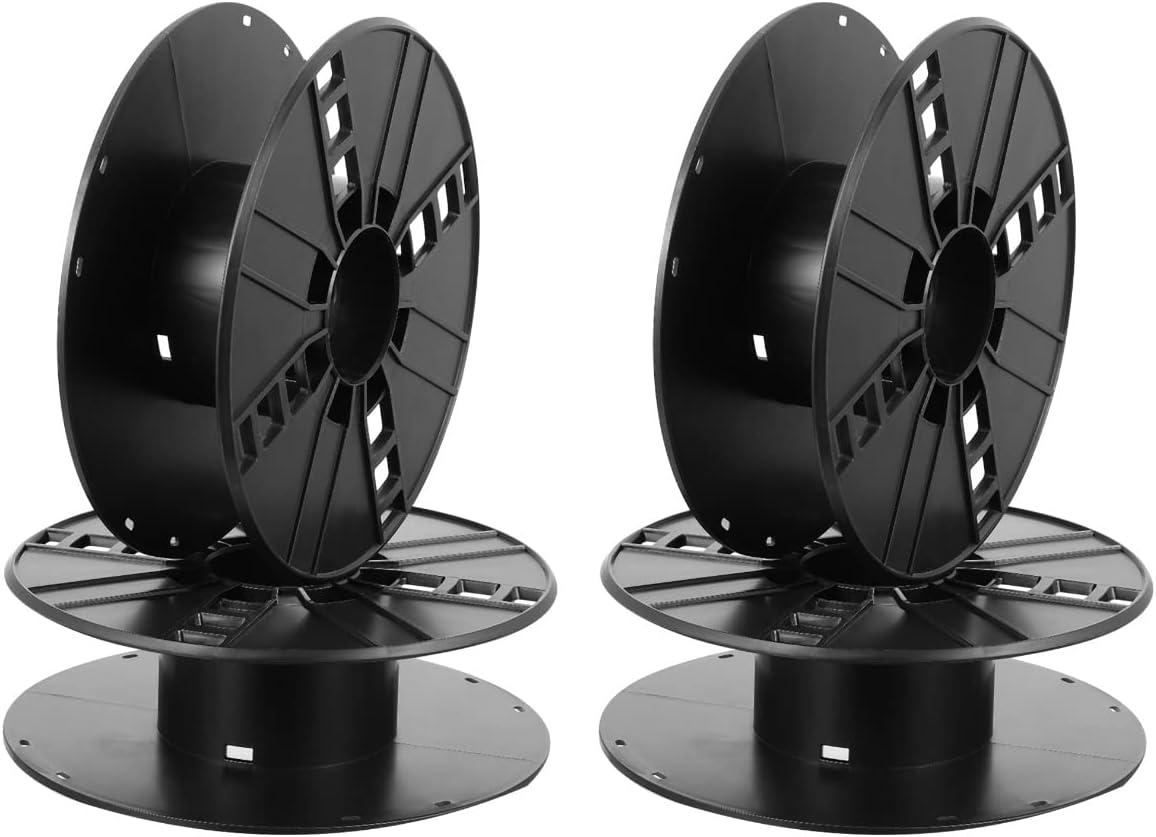 コードリール 4個セット 巻き取り用リール プラスチック コードケーブル 巻き取り 釣りライン スプール..