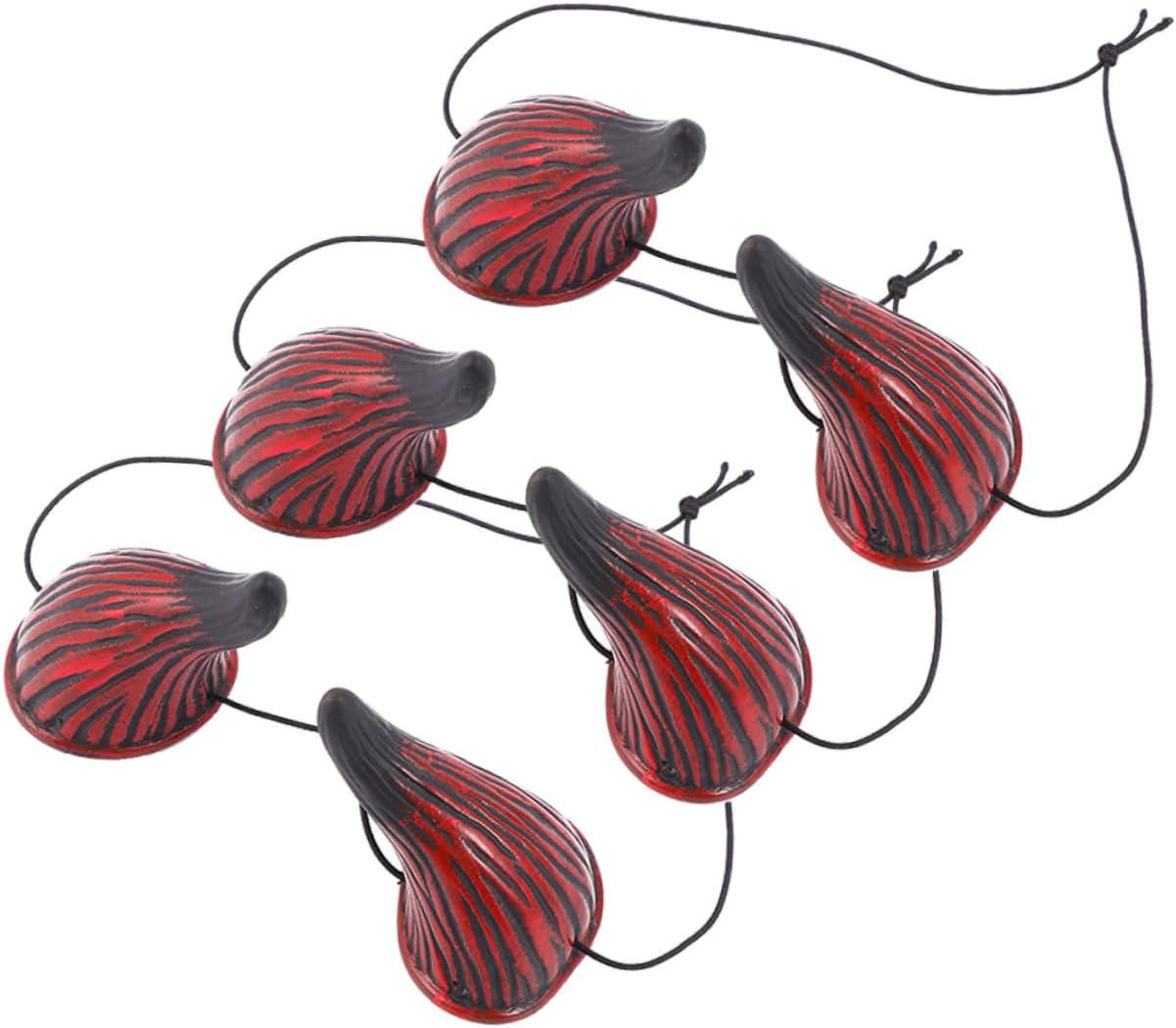 「1」3ペア ハロウィン帽子 悪魔の衣装ヘッドバンド 悪魔のカチューシャ 悪魔の耳のカチューシャ 牛の..