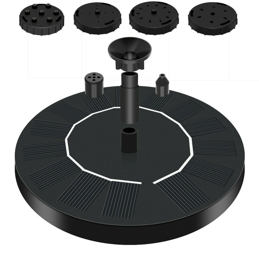 ソーラーパネルポンプ バスタブ フローティングウォーターポンプ バードバスソーラーポンプ たらい ソーラーファウンテンスプレーキット フローティングソーラーファウンテン 父の日