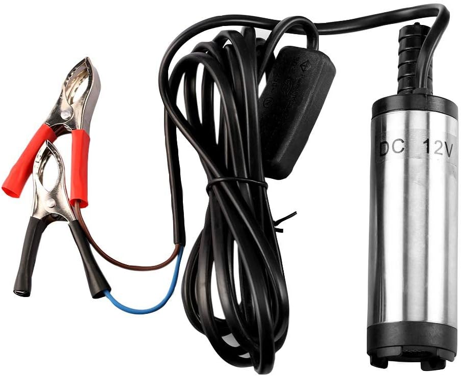 「1」水中 ポンプ ウォーターポンプ 12V 小型 水中ポンプ 30L/min ケーブル 3m スイッチ式 強力 給油 ..