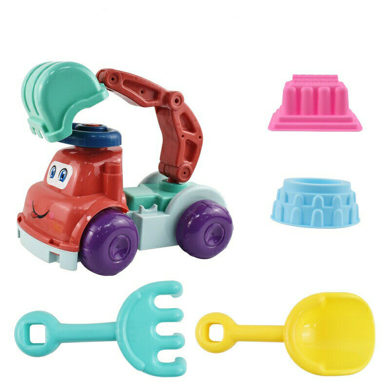 ビーチ グッズ 掘削機 砂の建物のおもちゃ 夏のプレイセット ツール ビーチおもちゃキット ビーチのおもちゃ アウトドア 道具 演じる エンジニアリング車両 幼...